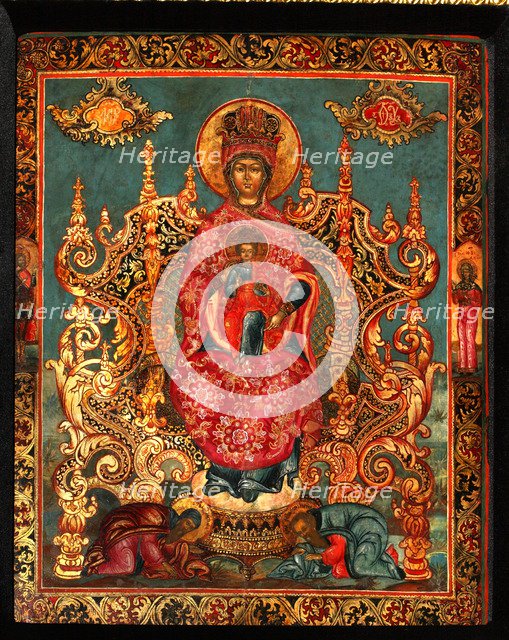 Mother of God Pecherskaya, 18th century. Artist: Russian icon  