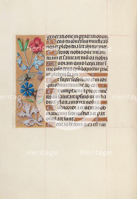 Hours of Queen Isabella the Catholic, Queen of Spain: Fol. 128v, c. 1500. Creator: Master of the First Prayerbook of Maximillian (Flemish, c. 1444-1519); Associates, and.