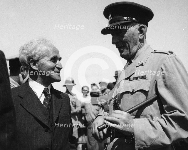 David Ben Gurion (1886-1973). Artist: Unknown