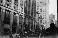 Fire rescue work, 1912. Creator: Bain News Service.