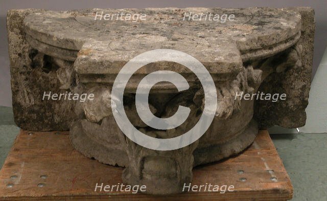 Engaged Clustered Captial, French, 13th century. Creator: Unknown.