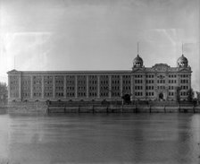Harrods Furniture Depository, Riverview Gardens, Barnes, London, 1921. Artist: Bedford Lemere and Company