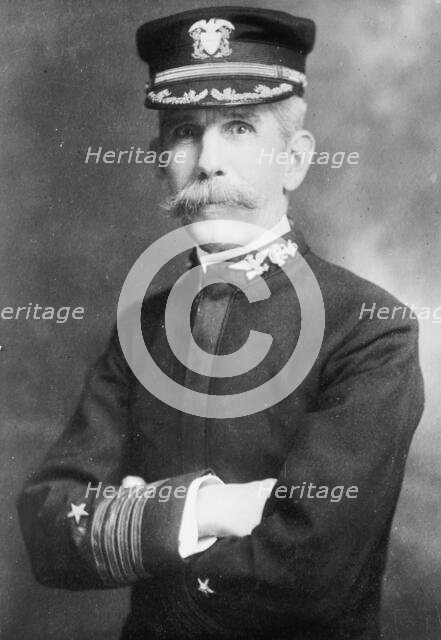 Admiral Wainwright, portrait bust, in uniform, 1911. Creator: Bain News Service.