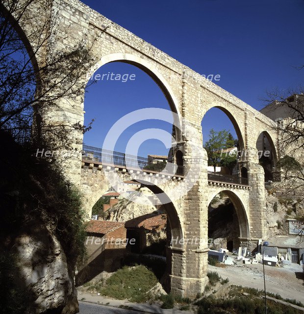 Teruel, aqueduct of the arches, begun in 1537 by Quinto Pierres Vedel.