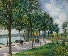 Allée of Chestnut Trees, 1878. Creator: Alfred Sisley.