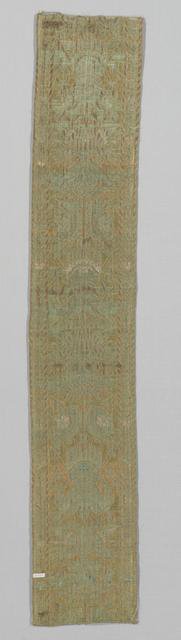 Silk Fragment, 1600s. Creator: Unknown.