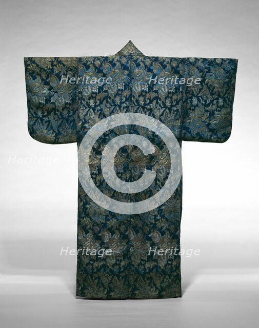 Kosode, Japan, Edo period (1615-1868), 1775/1800. Creator: Unknown.