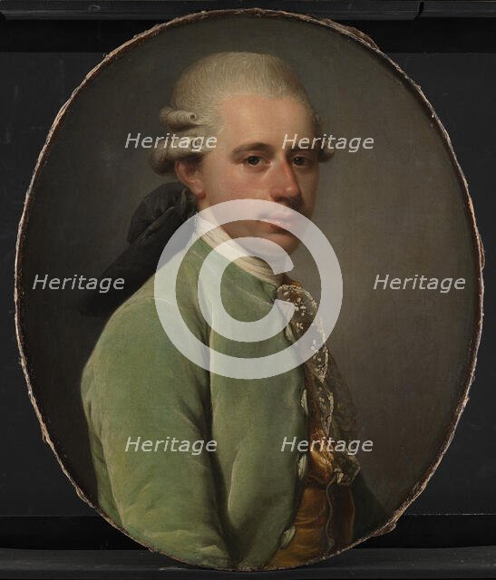 Postmaster General Frederik Hauch as a young man, 1776. Creator: Jens Juel.