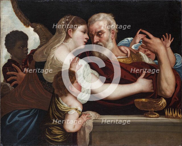 Hecuba and Priam, First half of the 17th century. Creator: Padovanino (1588-1649).