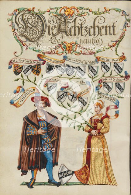 The Eighteenth Generation, Christoph Derrer, about 1626-1711. Creator: Unknown.