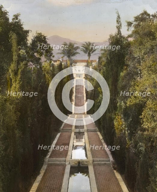 "El Fureidis," James Waldron Gillespie house, Parra Grande Lane, Montecito, California, 1917. Creator: Frances Benjamin Johnston.