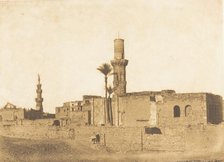 Vue d'une Mosquée ruinée près de Bab-Saïda, au Kaire, December 1849-January 1850. Creator: Maxime du Camp.