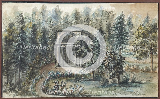 Pavilion in memory of Frederica, sister of Empress Maria Feodorovna, in Pavlovsk.