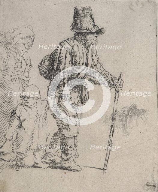 Peasant family on the tramp, c.1652. Creator: Rembrandt Harmensz van Rijn.
