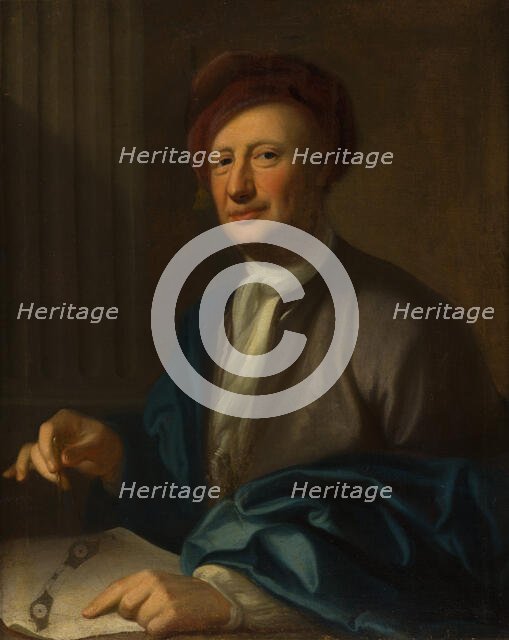 Court Architect Göran Josuæ Adelcrantz, c1710 Creator: Georg Engelhard Schroder.