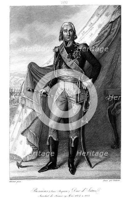Jean Baptiste Bessières (1768-1813), Duke of Istria, 1839.Artist: Ladoerer