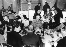 Nazis dining at the Berlin opera, Germany, c1939-1944. Artist: Unknown