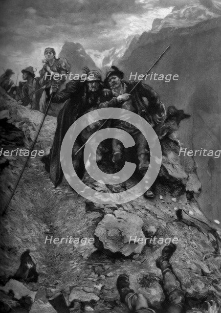 'The Poacher's Fate', 1879 (c1880-1882).Artist: Hubert von Herkomer