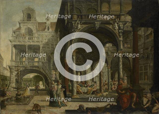 Imaginary Renaissance Palace, 1602. Creator: Hendrick Aerts.