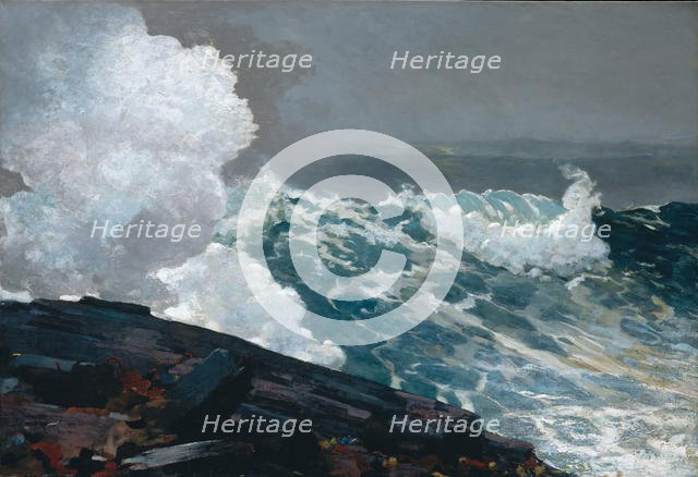Northeaster, 1895; reworked by 1901. Creator: Winslow Homer.