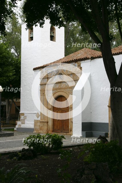 Iglesia de Nuestra Senora de la Regla, Pajara, Fuerteventura, Canary Islands.