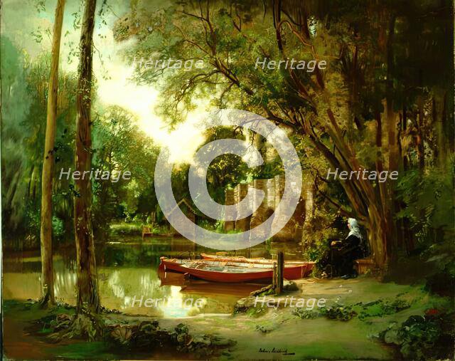 Mid Silence and Shade, 1900-1921. Creator: John Lochhead.