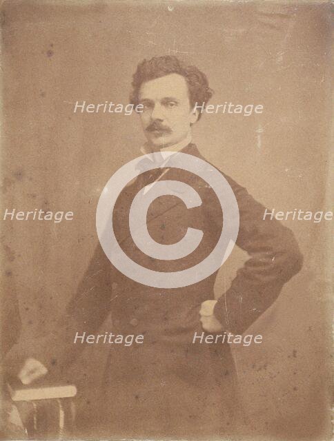 Portrait of the singer and composer Joseph Tagliafico (1821-1900). Creator: Anonymous.