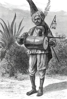 A Hindoo mendicant pilgrim, 1876. Creator: Unknown.
