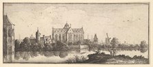 The church by the water, 1625-77. Creator: Wenceslaus Hollar.