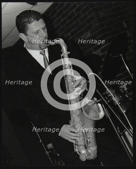 Benn Clatworthy playing tenor saxophone at The Fairway, Welwyn Garden City, Hertfordshire, 2002. Artist: Denis Williams