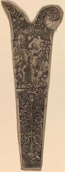 Ornament for Knife Handle. Creator: Theodor de Bry.