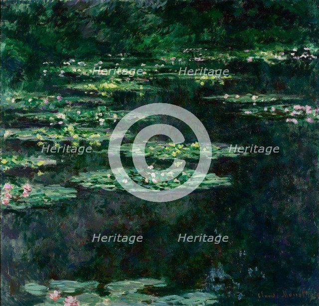 The Water Lilies (Les Nymphéas). Artist: Monet, Claude (1840-1926)