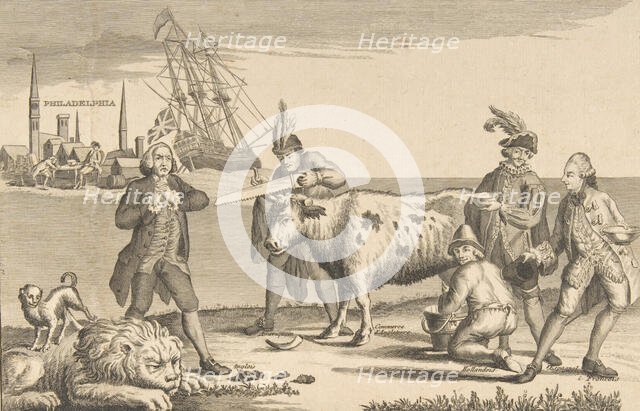 Mal Lui Veut Mal Lui Tourne Dit Le Bonne Homme Richard, ca. 1780., ca. 1780. Creator: Anon.