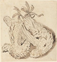 Two Dead Chickens, 18th century. Creator: Unknown.