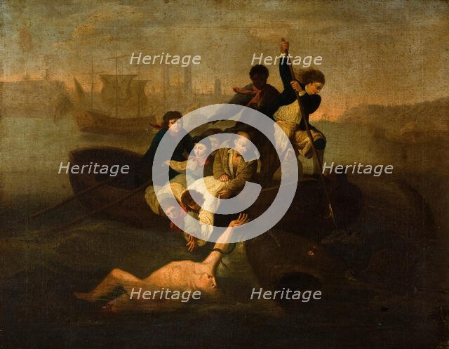 Brook Watson and the Shark, 1800-1900.  Creator: Unknown.