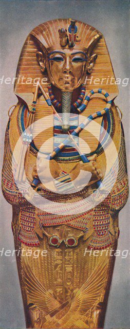 'The Dead Pharoah's Golden Coffin', c1935. Artist: Unknown.