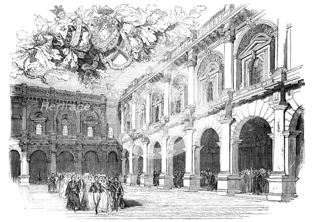 The Procession crossing the Merchants' Area, 1844. Creator: Unknown.