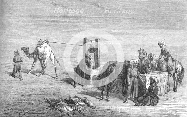 ''A Well in the Hyrcanian desert; The Hyrcanian Desert', 1875. Creator: Armin Vambery.