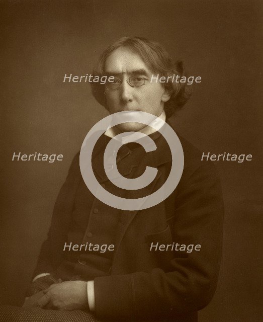 Henry Irving, British actor, 1884. Artist: Unknown