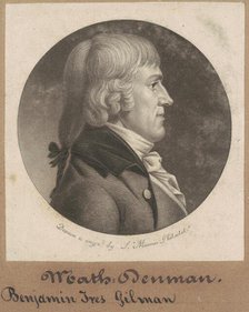 Benjamin Ives Gilman, 1801. Creator: Charles Balthazar Julien Févret de Saint-Mémin.