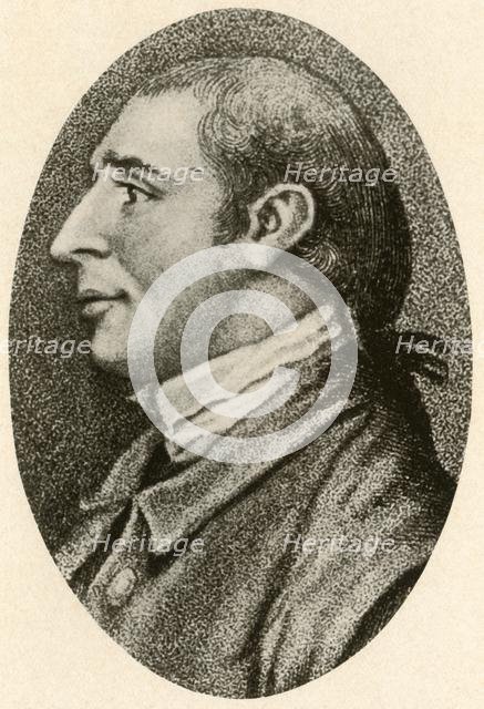 'Portrait of Gouverneur Morris, with smooth hair and pigtail queue', c1780, (1937). Creator: Unknown.