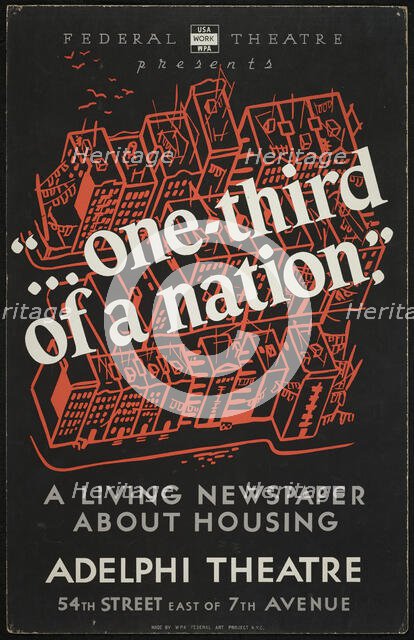 One Third of a Nation, New York, 1938. Creator: Unknown.