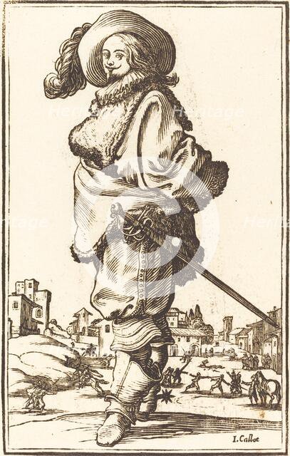 Noble Man with Fur Plastron. Creator: Unknown.