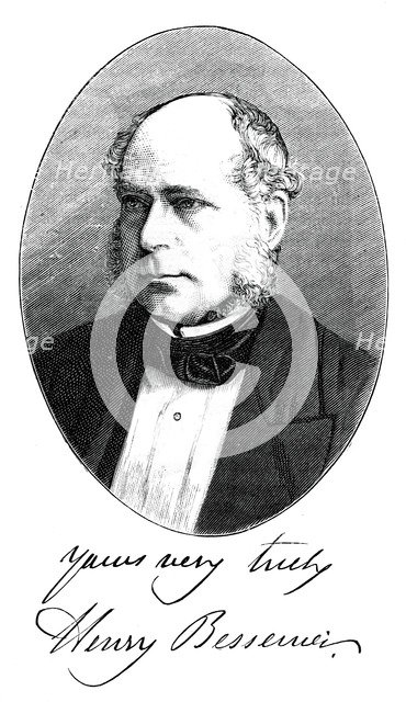 Sir Henry Bessemer, English engineer, c1880. Artist: Unknown