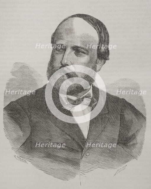 Portrait of Henry d'Artois (1820-1883), Count of Chambord, 1871. Creator: Marcelo Paris.