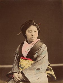 Shin, A Well-known Tea House Girl in Yokohama, 1870s. Creator: Unknown.