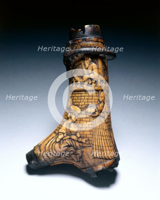 Powder Flask, c. 1580. Creator: Unknown.