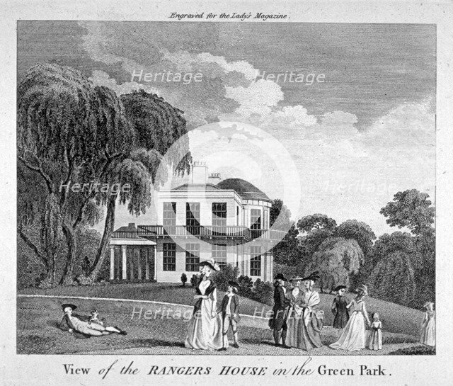 Ranger's House in Green Park, Westminster, London, c1790. Artist: Anon