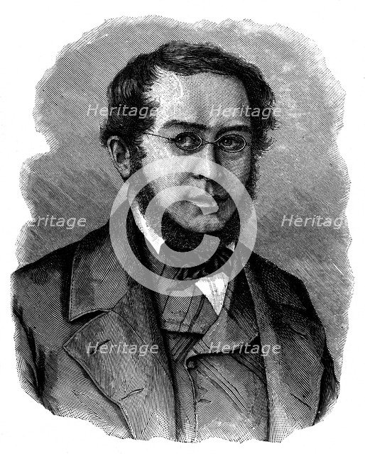 Pierre Joseph Proudhon, 19th century French socialist-anarchist and journalist. Artist: Unknown