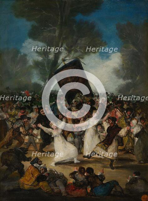 The Burial of the Sardine (El entierro de la sardina), 1814-1815. Creator: Goya, Francisco, de (1746-1828).